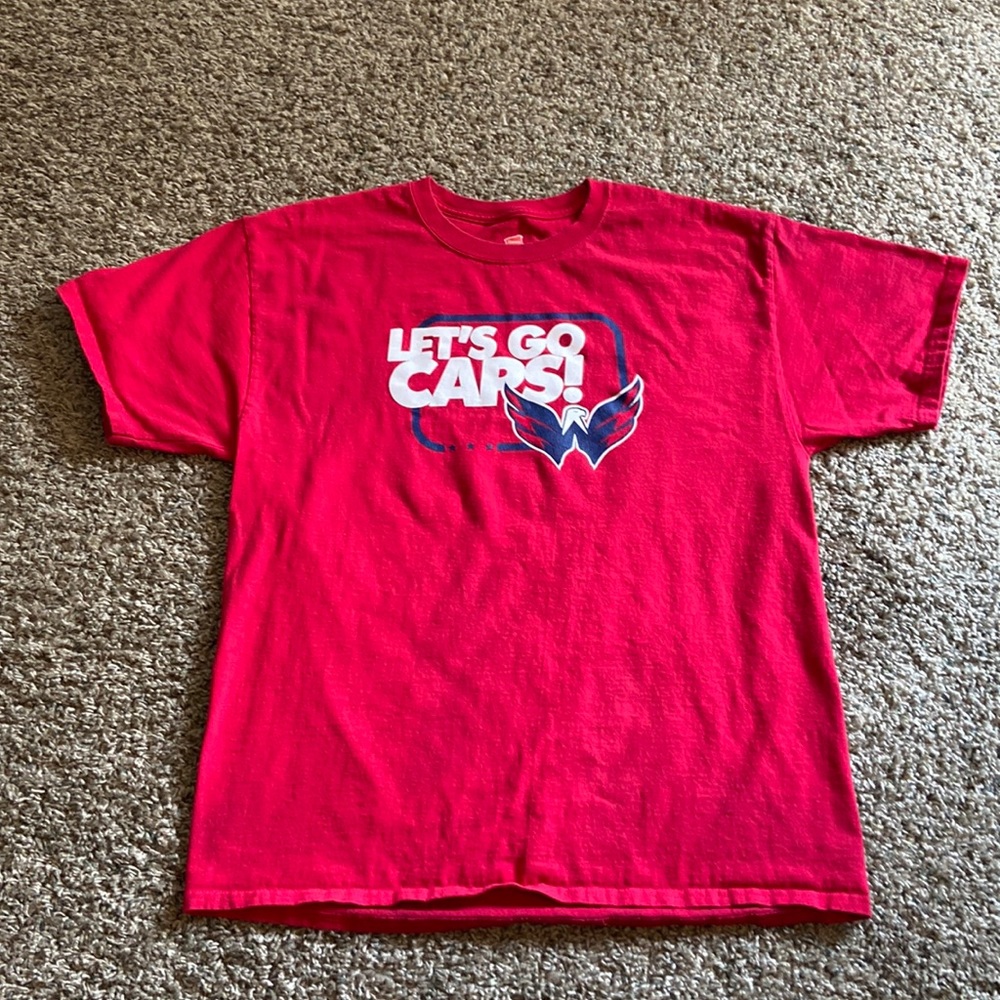 Washington Capitals T-shirt.  Let’s Go Caps! Size large.